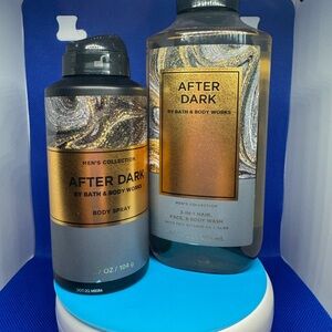 Bath & Body Works After Dark Body Spray and Wash Set - NWT Men’s Collection